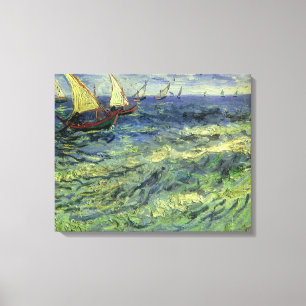 Toile Vincent van Gogh - Paysage marin à Saintes Maries
