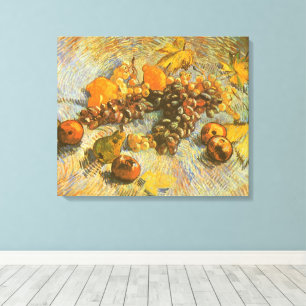 Toile Vincent van Gogh - Pommes, Poires, Citrons, Raisin