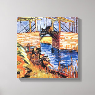 Toile Vincent Van Gogh - Pont Langlois À Arles