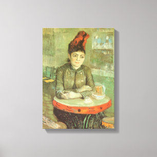 Toile Vincent van Gogh - Portrait d'Agostina Segatori