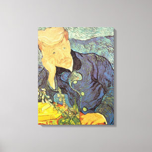 Toile Vincent van Gogh - Portrait du Docteur Gachet