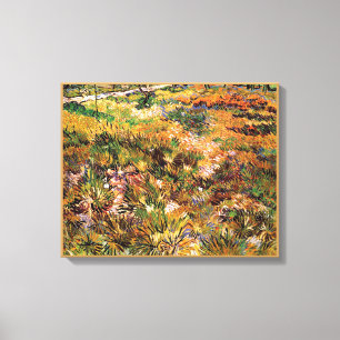 Toile Vincent Van Gogh - Prairie dans le jardin Beaux-Ar