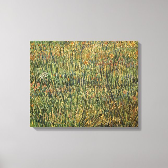 Toile Vincent van Gogh - Prairie en fleurs (Recto)