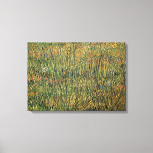Toile Vincent van Gogh - Prairie en fleurs