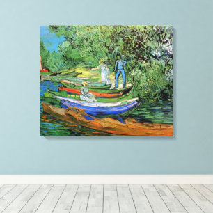 Toile Vincent van Gogh - Rive de l'Oise à Auvers