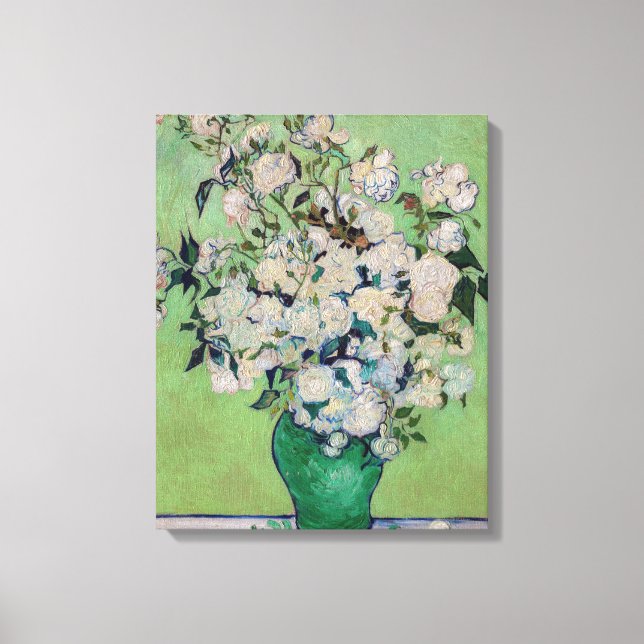 Toile Vincent van Gogh - Roses (Recto)