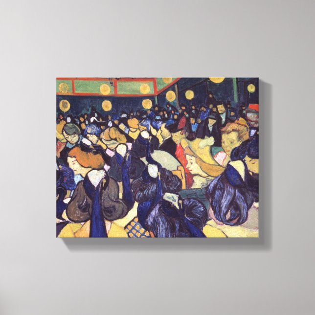 Toile Vincent Van Gogh - Salle de danse à Arles (Recto)