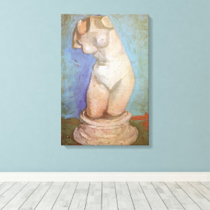 Toile Vincent van Gogh - Statuette de plâtre Torse fémin
