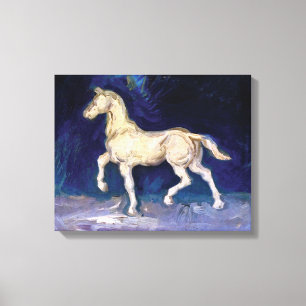 Toile Vincent Van Gogh - Statuette en plâtre d'un cheval
