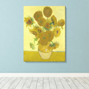 Toile Vincent Van Gogh - Tournesols, quatrième version