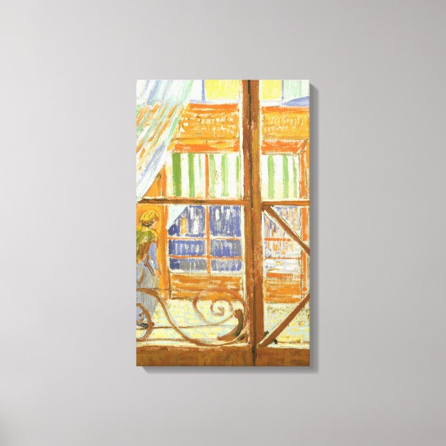 Toile Vincent van Gogh - Une vitrine de boucher de porc (Recto)