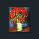 Toile Vincent Van Gogh Vase Avec Des Poppies Rouges Art<br><div class="desc">Vase Vincent Van Gogh avec des pavots rouges Vase d'art Vintage floral avec des pavots rouges est une peinture à vie morte réalisée par Vincent van Gogh à Paris en 1886. Vincent Willem van Gogh est un peintre post-impressionniste dont l'oeuvre a eu une influence considérable sur l'art du 20ème siècle....</div>