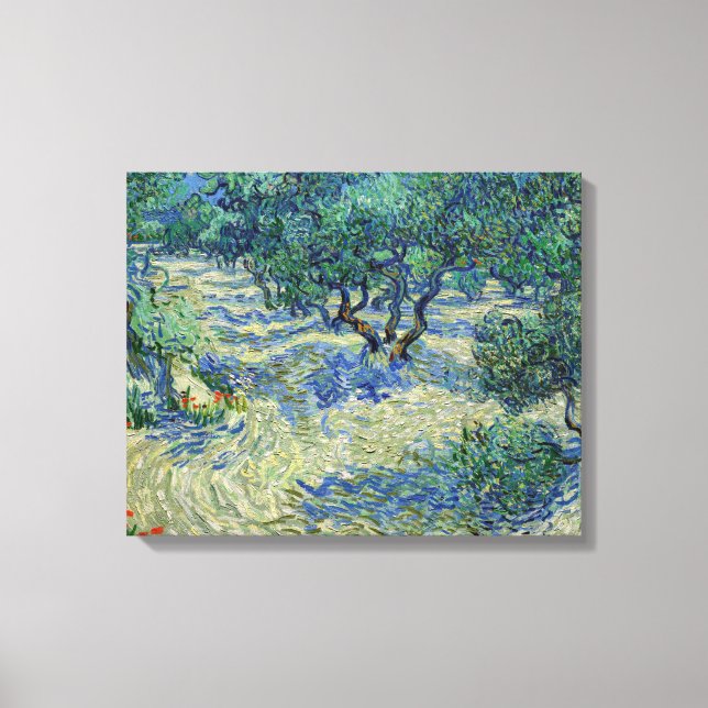 Toile Vincent van Gogh - Verger d'oliviers (Recto)