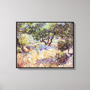 Toile Vincent Van Gogh - Verger d'oliviers Beaux-Arts