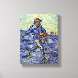 Toile Vincent Willem Van Gogh - le semeur