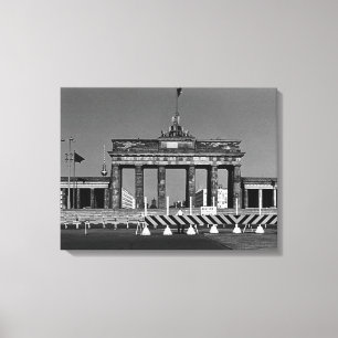 Toile Vintage Allemagne Porte de Brandebourg Berlin