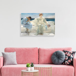 Toile Vintage Alma-Tadema Ne me demandez rien d'autre Be