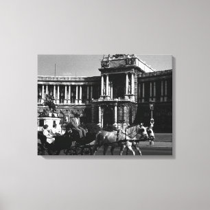 Toile Vintage Autriche Vienne Palais Hofburg