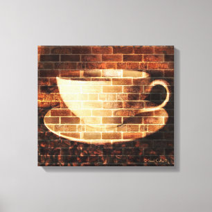 Toile Vintage Coffee Wall Art