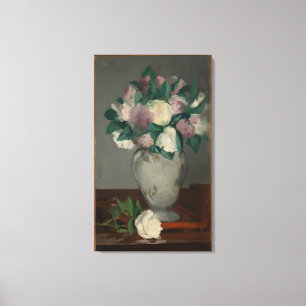 Toile Vintage Edouard Manet Peonies