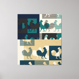 Toile VINTAGE enrobée ROOSTER