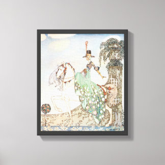 Toile Vintage Fairy Tale, Princesse Minette, Kay Nielsen