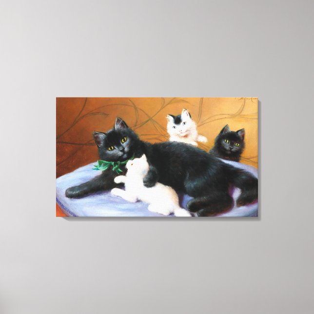 Toile Vintage famille de graisses Sophie Sperlich (Recto)