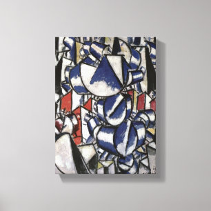 Toile Vintage Fernand Leger Contraste des formes