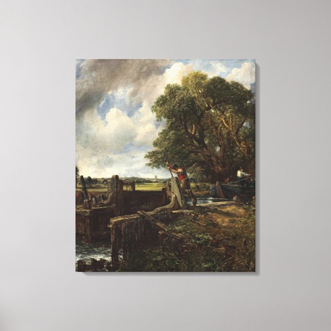 Toile Vintage John Constable The Lock (Recto)