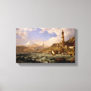 Toile Vintage La Côte de Gênes