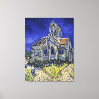 Vintage L'église à Auvers-sur-Oise par Van Gogh