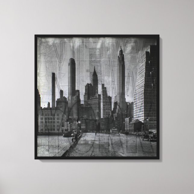 Toile Vintage New York City (Recto)