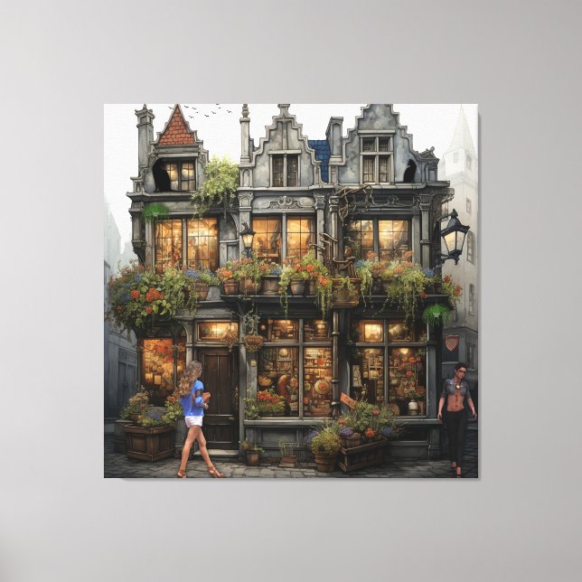Toile Vintage Old Amsterdam Art (Recto)