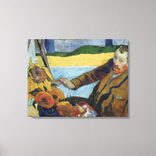 Toile Vintage Paul Gauguin Van Gogh Peinture tournesols