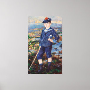 Toile Vintage Pierre Auguste Renoir Boy