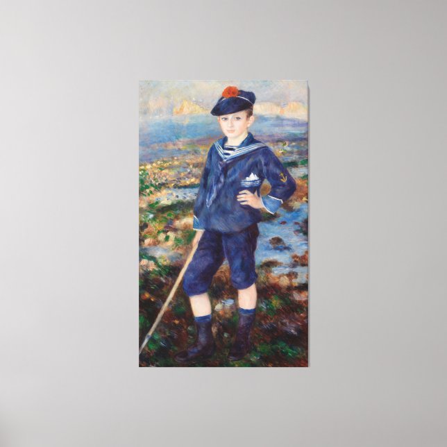 Toile Vintage Pierre Auguste Renoir Boy (Recto)