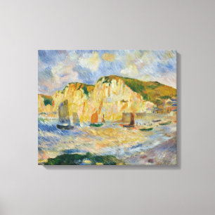 Toile Vintage Pierre Auguste Renoir Mer et falaises
