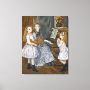 Toile Vintage Renoir Les filles de Catulle Mendes
