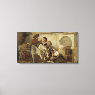Toile Vintage Richard Ansdell au puits