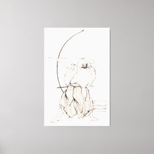 Toile Vintage Samurai Archer