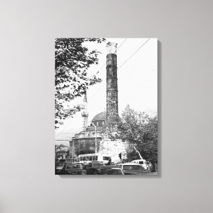Toile Vintage Turquie Istanbul Colonne Constantine