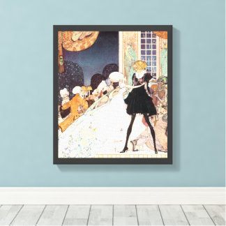 Toile Vintage Twelve Dancing Princesses par Kay Nielsen