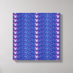 Toile Vintage Violet Floral Violets fond d'écran motif