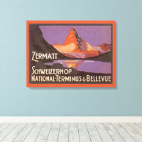 Vintage voyage, Mont Matterhorn en Suisse