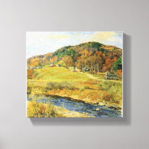 Toile Vintage Willard Metcalf Novembre Mosaïque