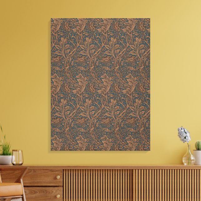 Toile Vintage William Morris Arcadia sans couture (Insitu(Salon))