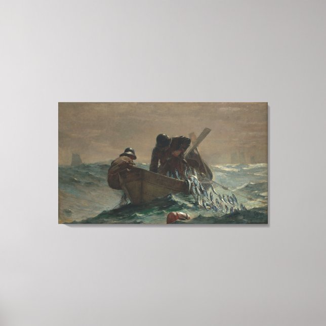 Toile Vintage Winslow Homer The Herring Net (Recto)