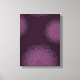 Toile Violet, cool, tendance moderne simple floral abstr