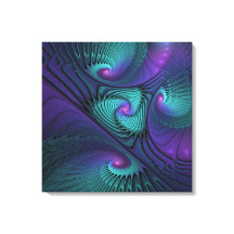 Violet rencontre l'art fractal abstrait moderne tu