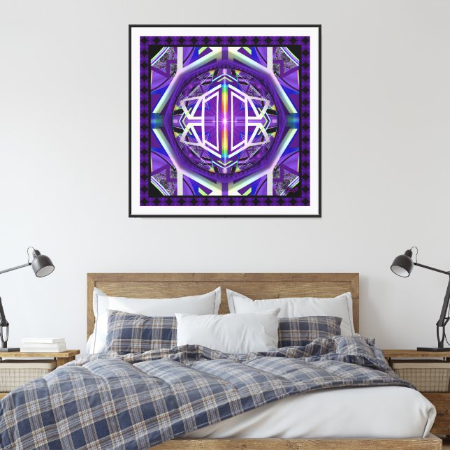 Toile violet w3 (Insitu(Chambre))